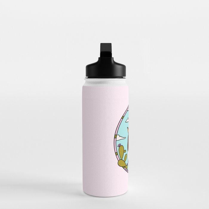 Cowboy Dog- Crimson Boston Water Bottle Gallery Image 3