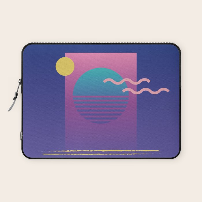 Memphis Pattern 36 / 80s - 90s Retro Laptop Sleeve Gallery Image 1