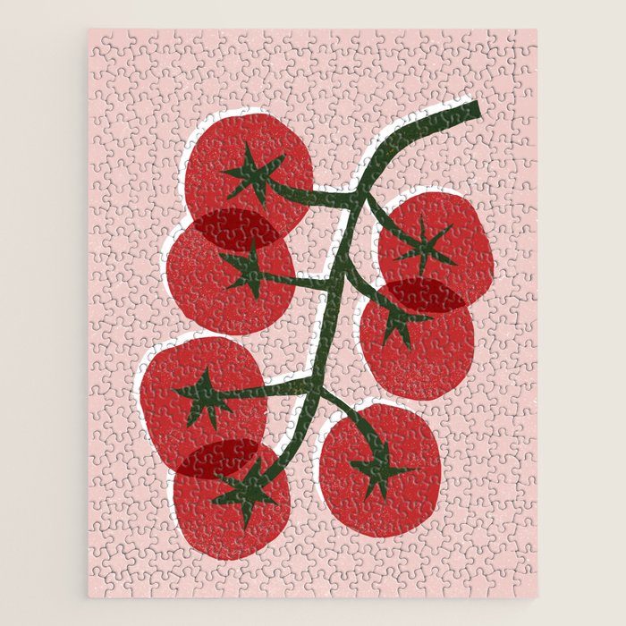 Tomatoes On A Branch Jigsaw Puzzle Gallery Image 1