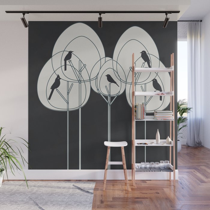 Song from the Branches 1 Wall Mural Gallery Image 1