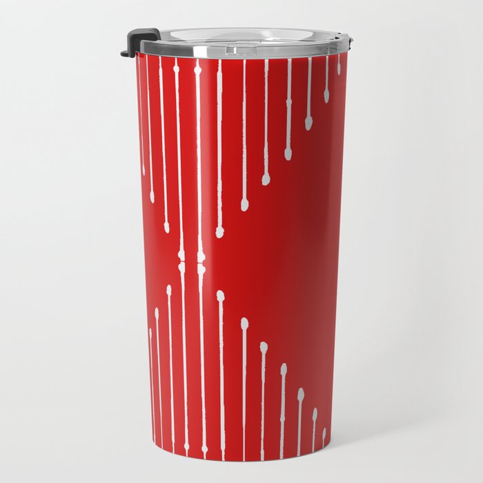 Geo (Red) Travel Mug Gallery Image 3