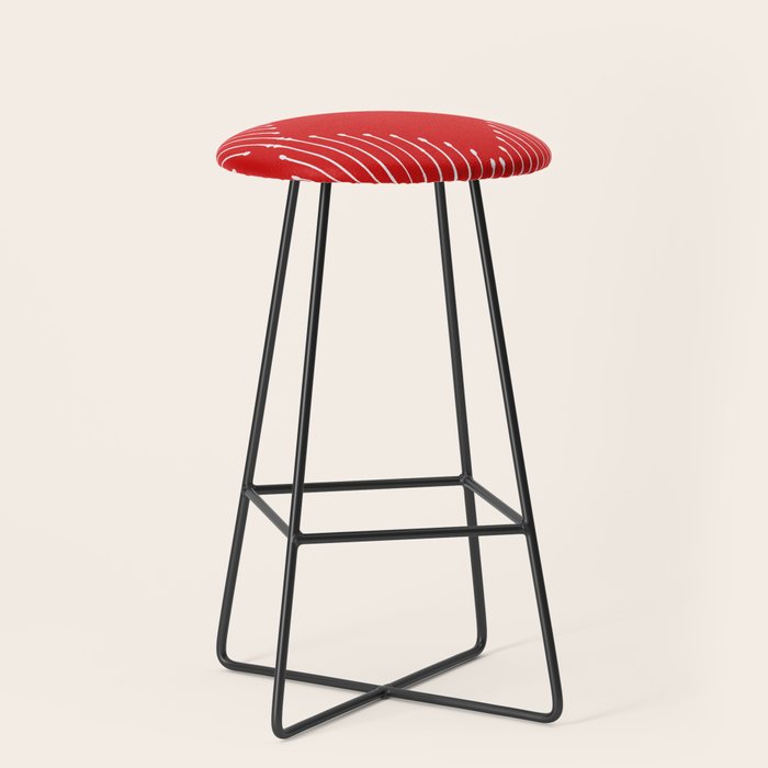 Geo (Red) Stool Gallery Image 1