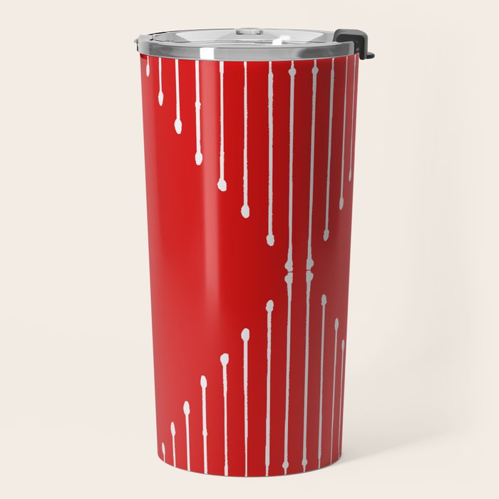 Geo (Red) Travel Mug Gallery Image 2