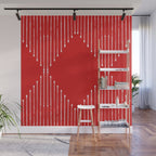 Geo (Red) Wall Mural Gallery Image 1