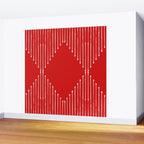 Geo (Red) Wall Mural Gallery Image 2