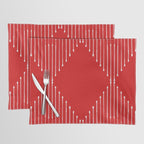 Geo (Red) Placemat Gallery Image 1