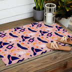 Pink Halloween essentials  Outdoor Rug Gallery Image 2
