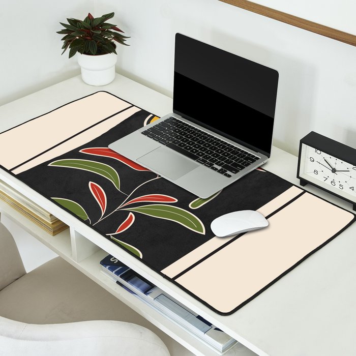 Abstract Plant 01 Desk Mat Gallery Image 2