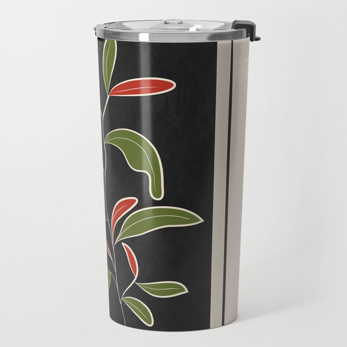 Abstract Plant 01 Travel Mug Gallery Image 2