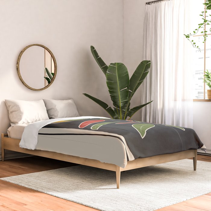 Abstract Plant 01 Comforter Gallery Image 2