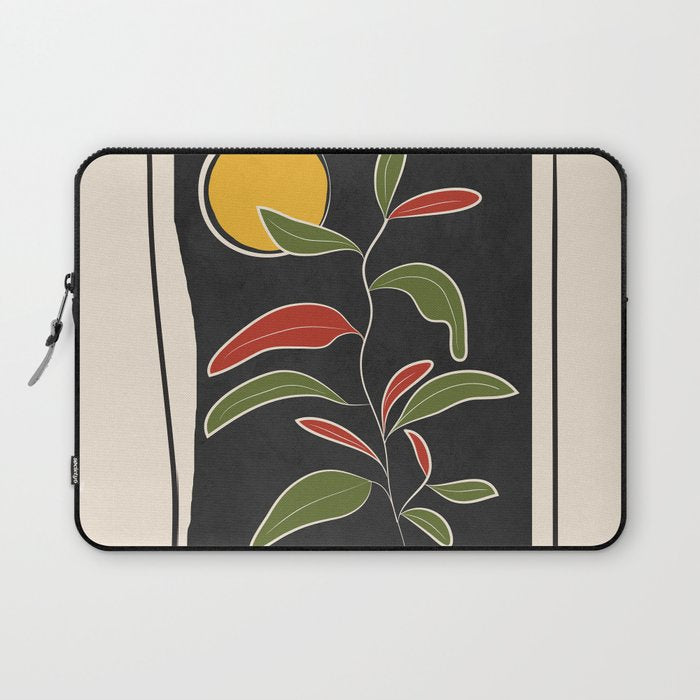 Abstract Plant 01 Laptop Sleeve Gallery Image 1