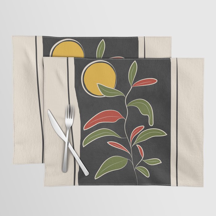 Abstract Plant 01 Placemat Gallery Image 1