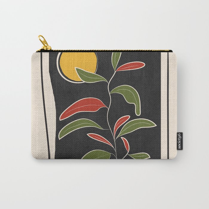 Abstract Plant 01 Carry All Pouch Gallery Image 1