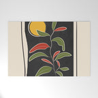 Abstract Plant 01 Welcome Mat Gallery Image 1