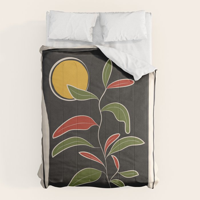 Abstract Plant 01 Comforter Gallery Image 6
