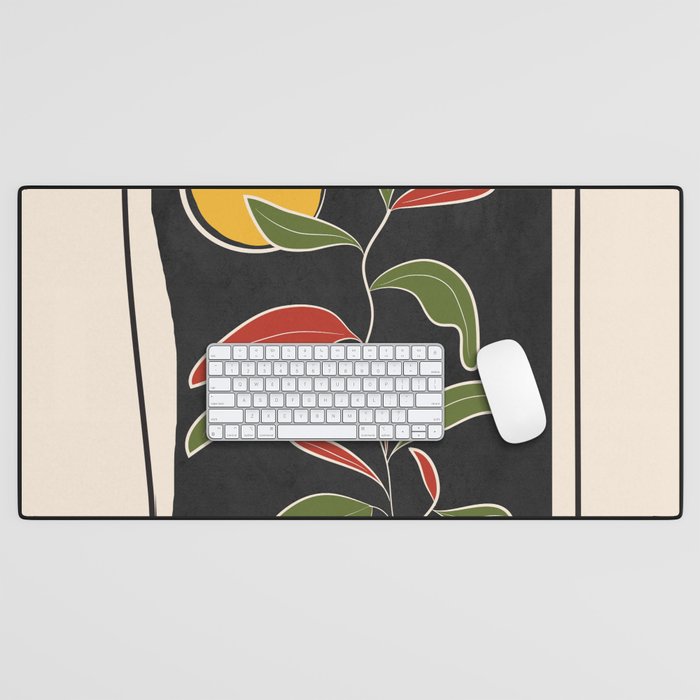 Abstract Plant 01 Desk Mat Gallery Image 1