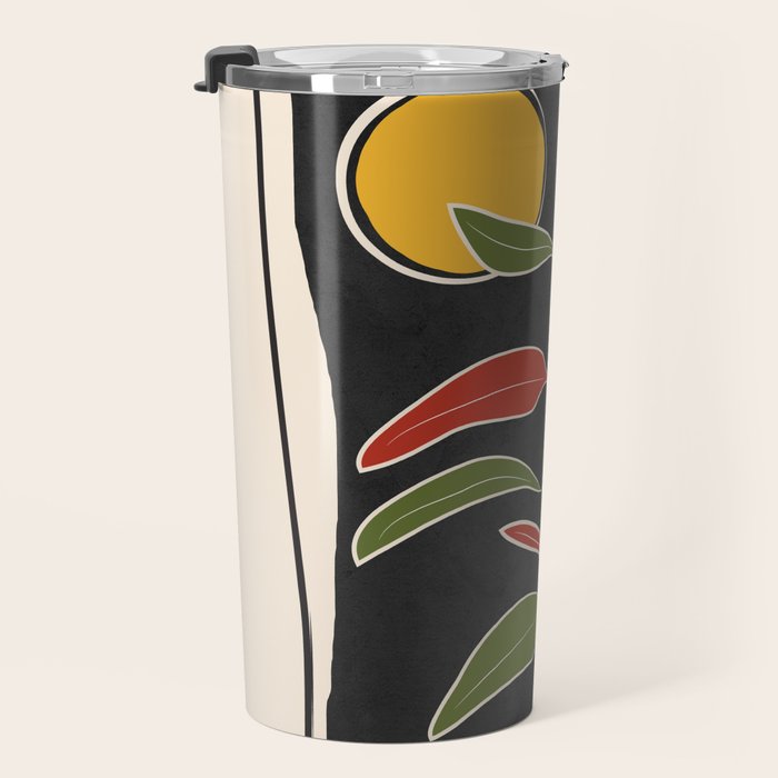 Abstract Plant 01 Travel Mug Gallery Image 3