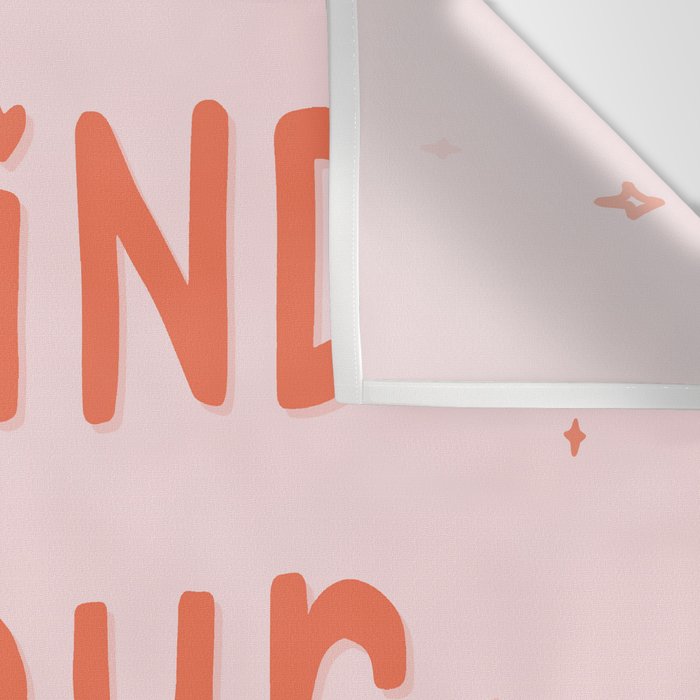 Be Kind To Your Mind Wall Tapestry Gallery Image 3