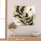 White daisy  Wall Tapestry Gallery Image 2