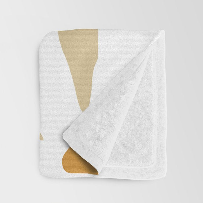 White daisy  Throw Blanket Gallery Image 3