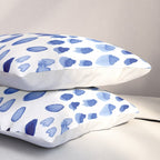 painted dots blue Pillow Sham Gallery Image 3