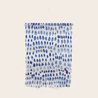 painted dots blue Wall Hanging Gallery Image 1