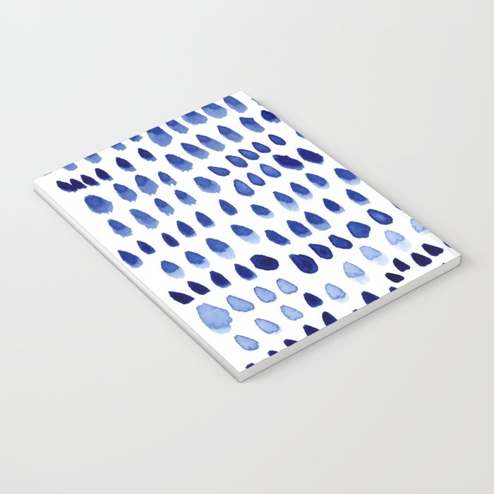 painted dots blue Notebook Gallery Image 3
