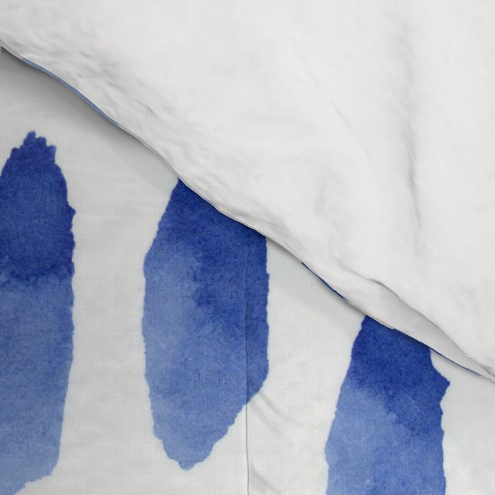 painted dots blue Comforter Gallery Image 4