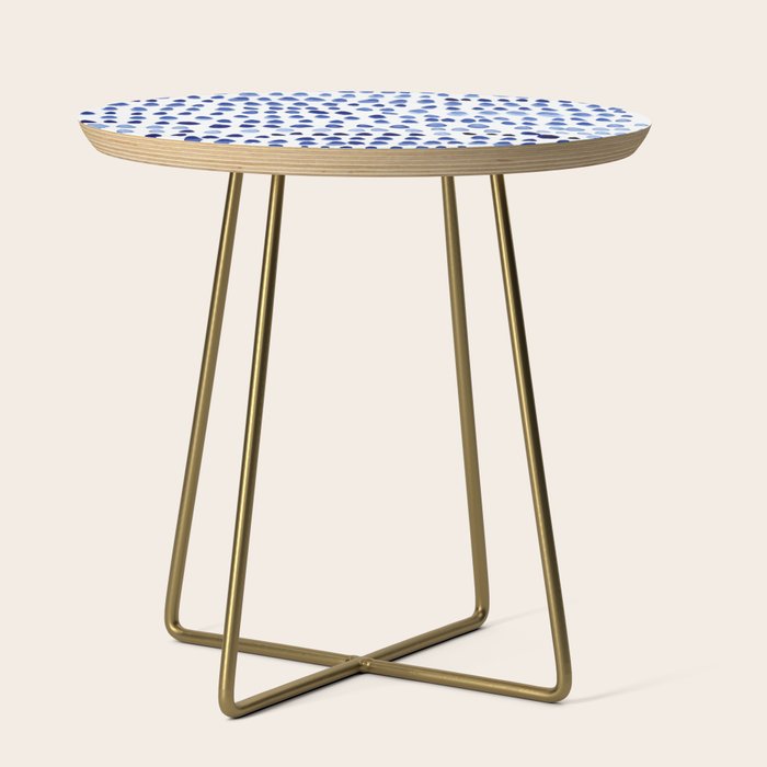 painted dots blue Side Table Gallery Image 1