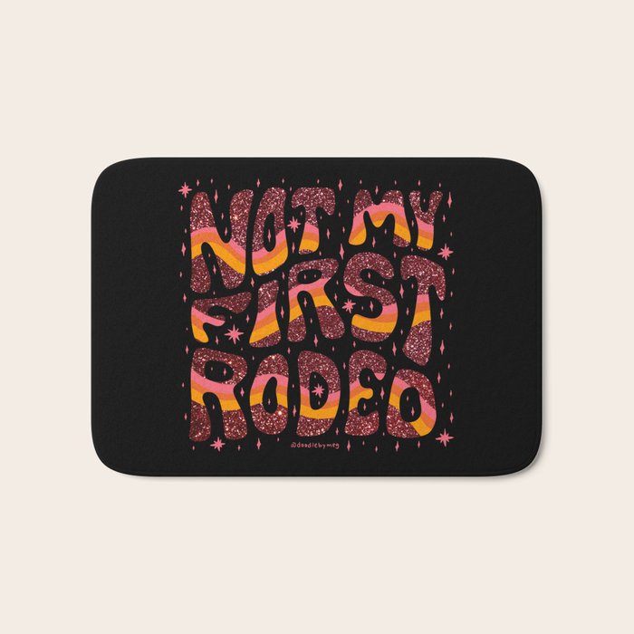 Not My First Rodeo Bath Mat Gallery Image 1