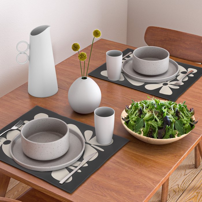 Bloom: Black & White Matisse Edition Placemat Gallery Image 2