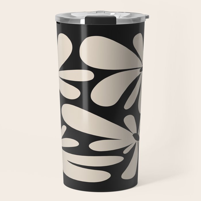 Bloom: Black & White Matisse Edition Travel Mug Gallery Image 1