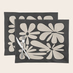 Bloom: Black & White Matisse Edition Placemat Gallery Image 1