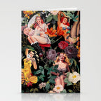 Floral and Pin-Up Girls III - Night Stationery Card Gallery Image 2