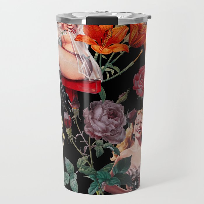 Floral and Pin-Up Girls III - Night Travel Mug Gallery Image 1