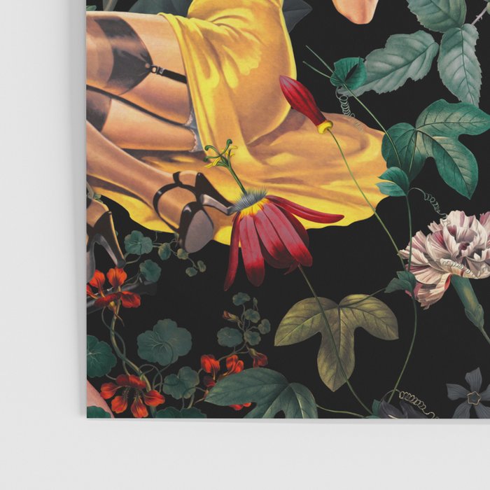Floral and Pin-Up Girls III - Night Poster Gallery Image 3