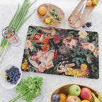 Floral and Pin-Up Girls III - Night Cutting Board Gallery Image 2