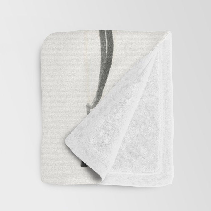 Minimalist wildflowers Throw Blanket Gallery Image 3