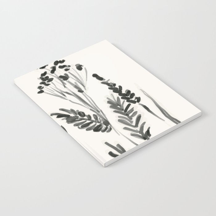 Minimalist wildflowers Notebook Gallery Image 2