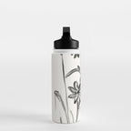 Minimalist wildflowers Water Bottle Gallery Image 3