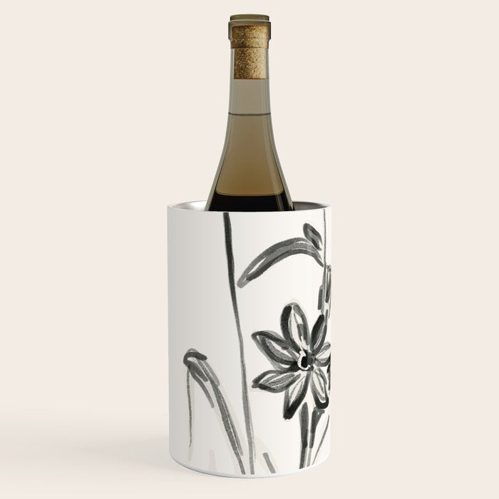 Minimalist wildflowers Wine Chiller Gallery Image 2
