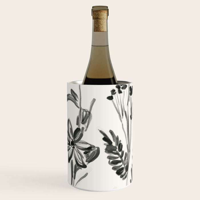 Minimalist wildflowers Wine Chiller Gallery Image 1