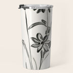 Minimalist wildflowers Travel Mug Gallery Image 3
