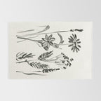 Minimalist wildflowers Rug Gallery Image 2