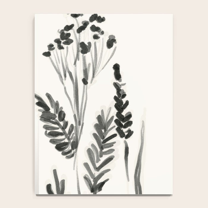 Minimalist wildflowers Notebook Gallery Image 4