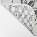 Minimalist wildflowers Bath Mat Gallery Image 2