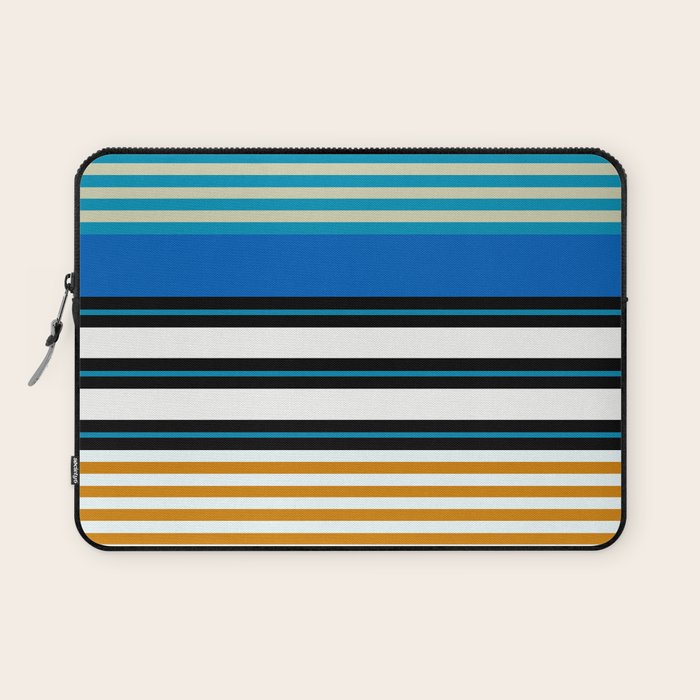 stripe pattern 05 Laptop Sleeve Gallery Image 1