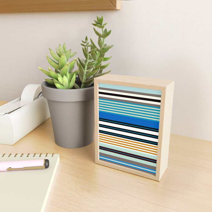 stripe pattern 05 Mini Art Print Gallery Image 2