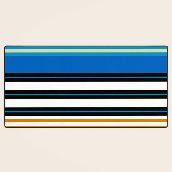 stripe pattern 05 Desk Mat Gallery Image 3