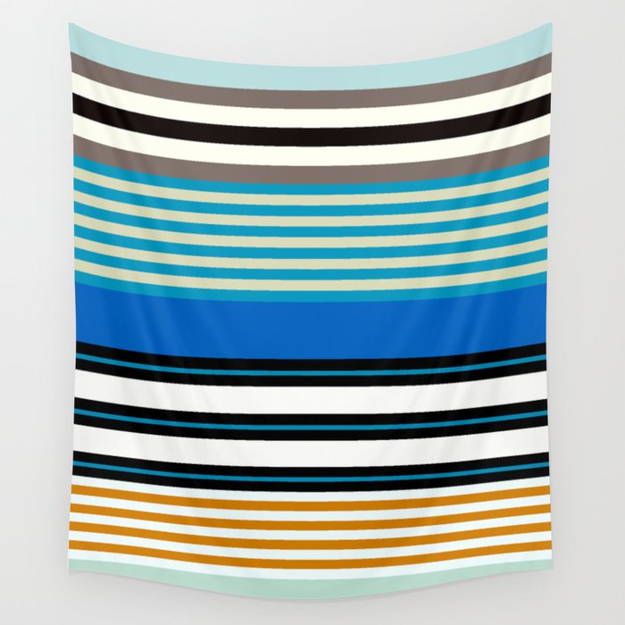 stripe pattern 05 Wall Tapestry Gallery Image 4